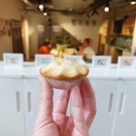 A picture of a Mr Kiplings fruit pie in The_Track - our co-working place. The Bake for Dementia